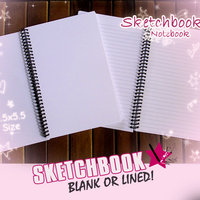 Anime Sketchbook or Notebook Journal SB-DTB