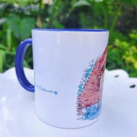 Stardew Fishing Sketch Art Mug