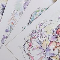 Love, Ghosts, and Other Mysteries 8x10 Anime Sketch Art Print