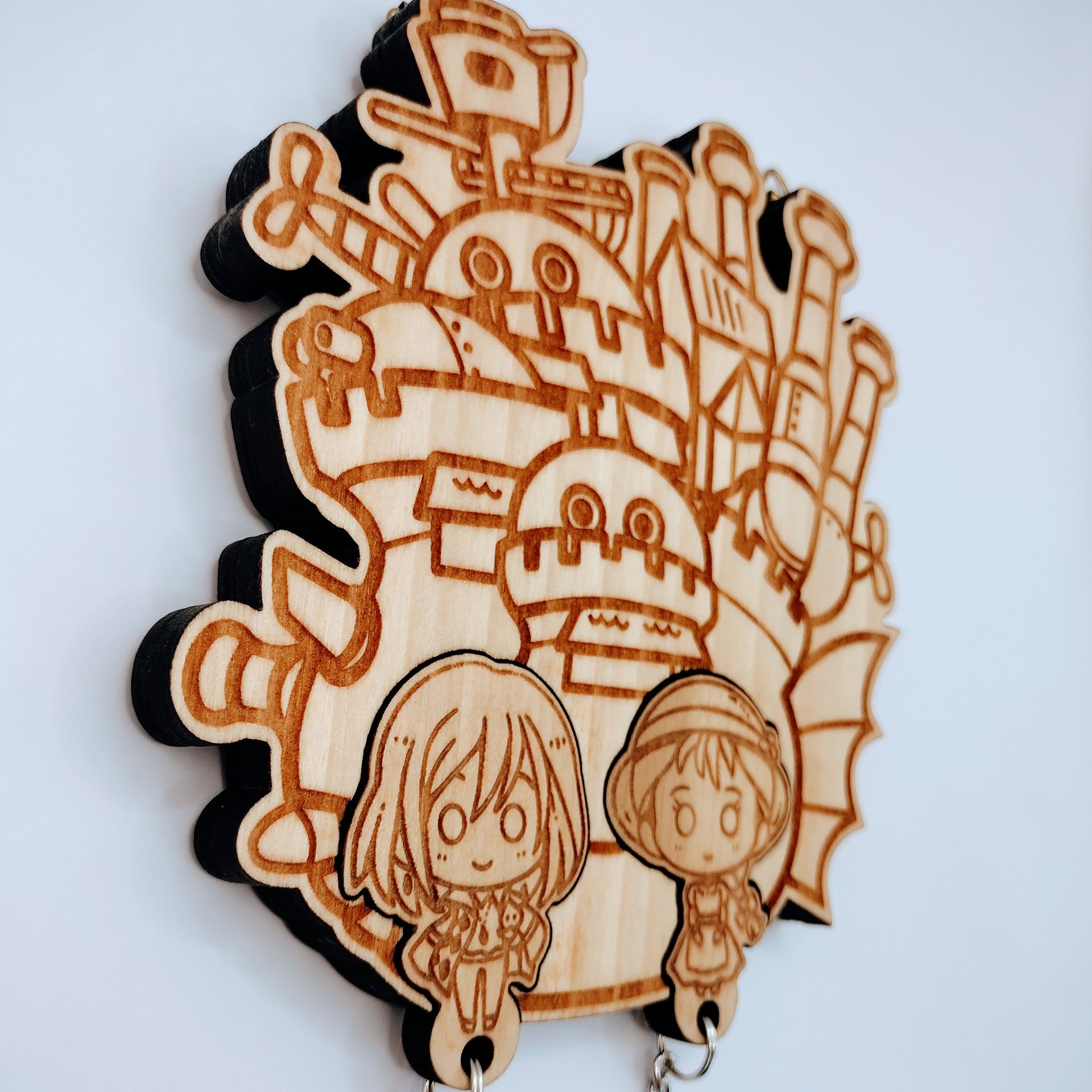 Moving Castle Keyholder Set