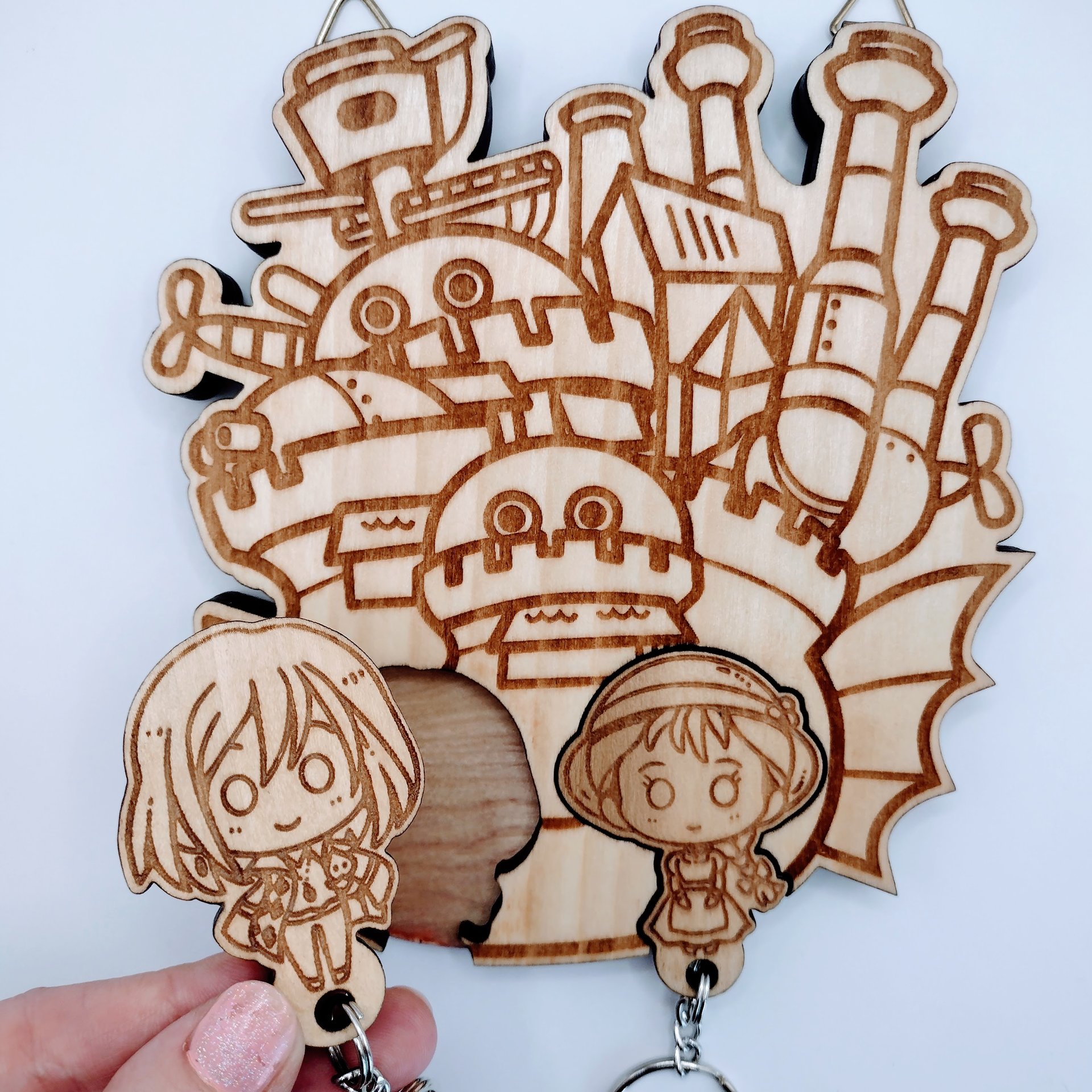 Moving Castle Keyholder Set