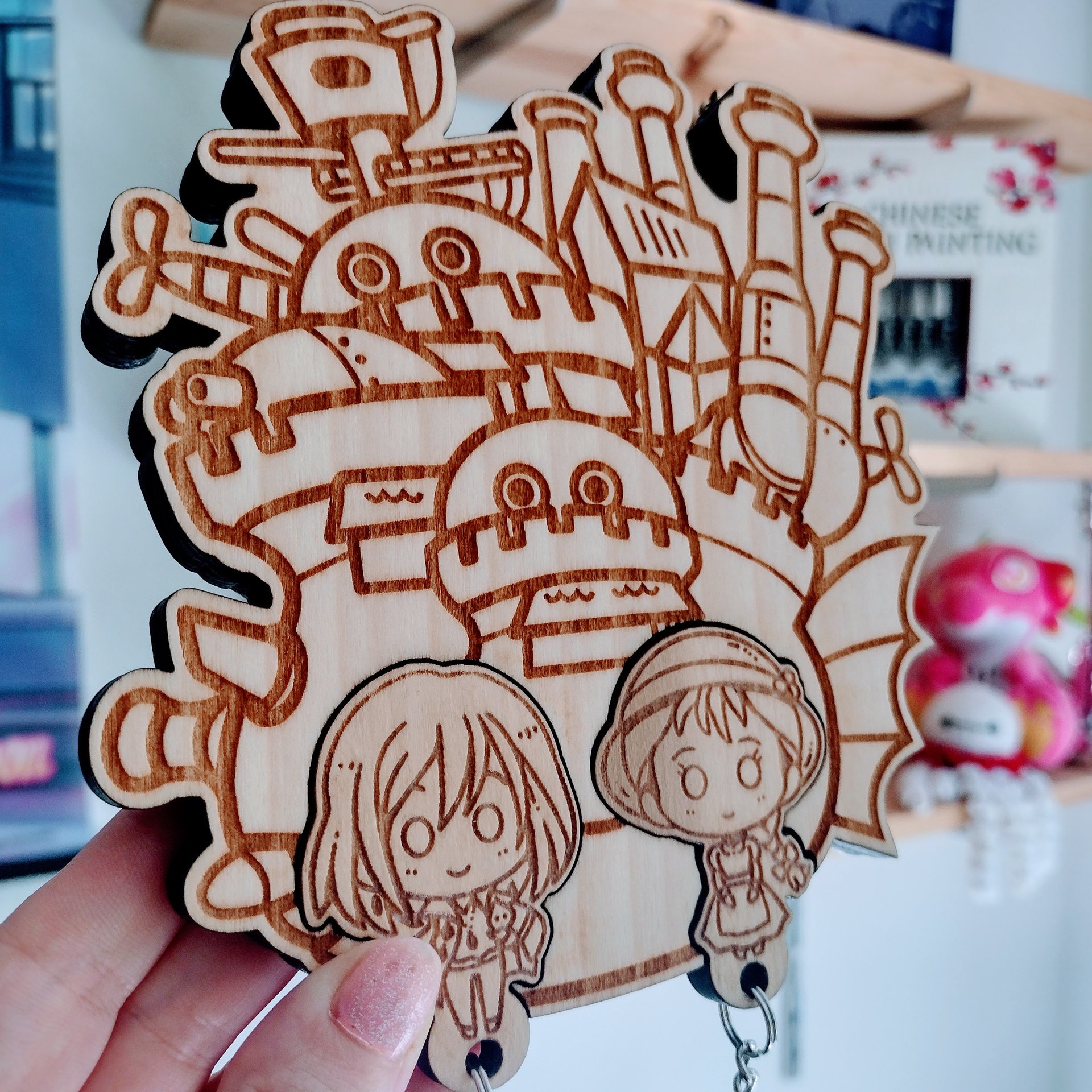 Moving Castle Keyholder Set