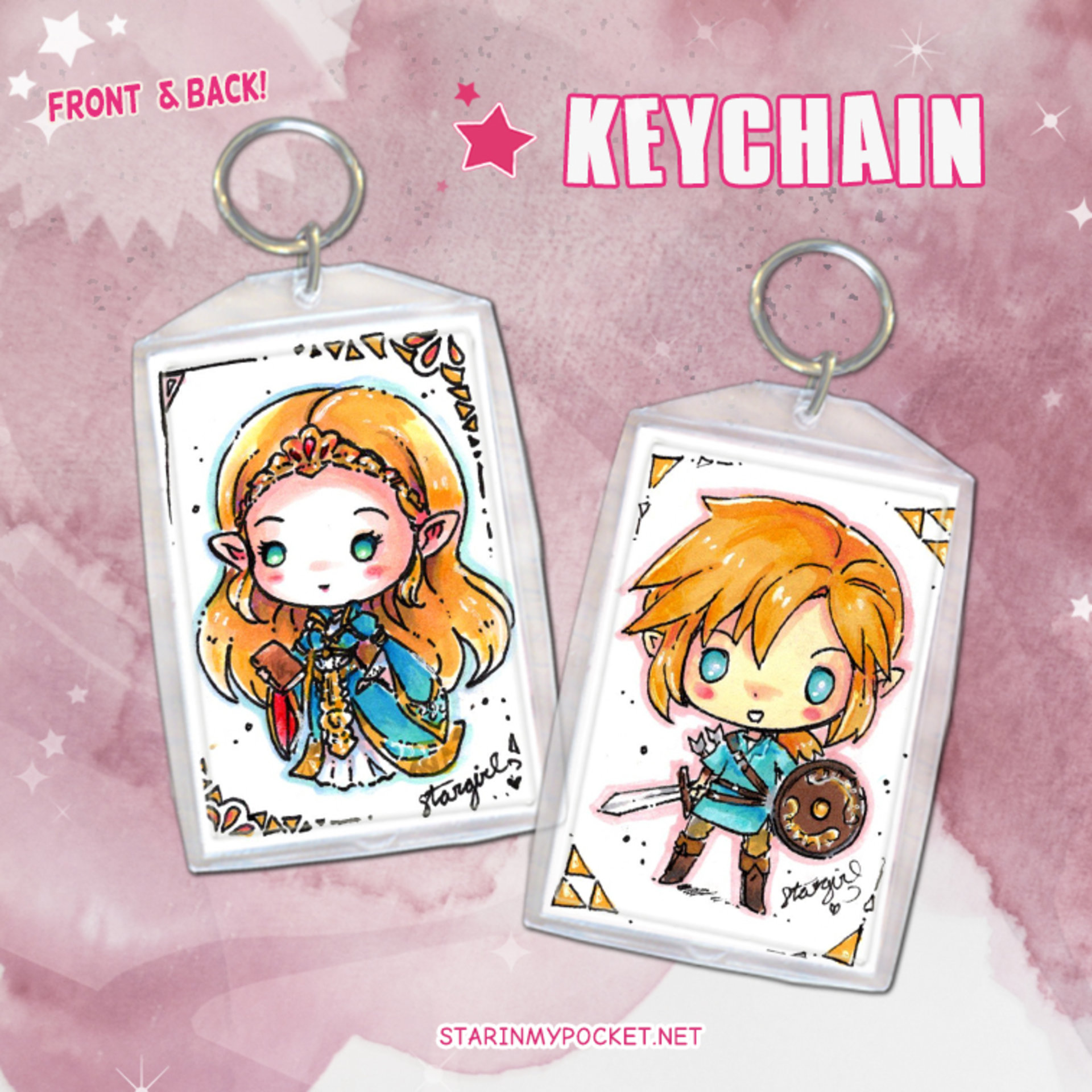 Legend Double Sided Keychain
