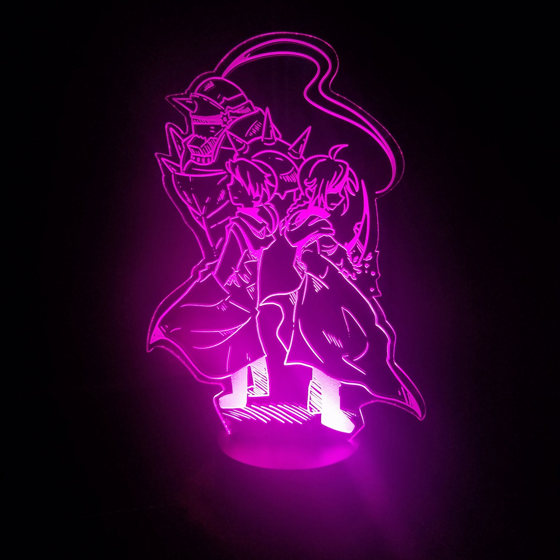 Anime Art Acrylic LED Lamp