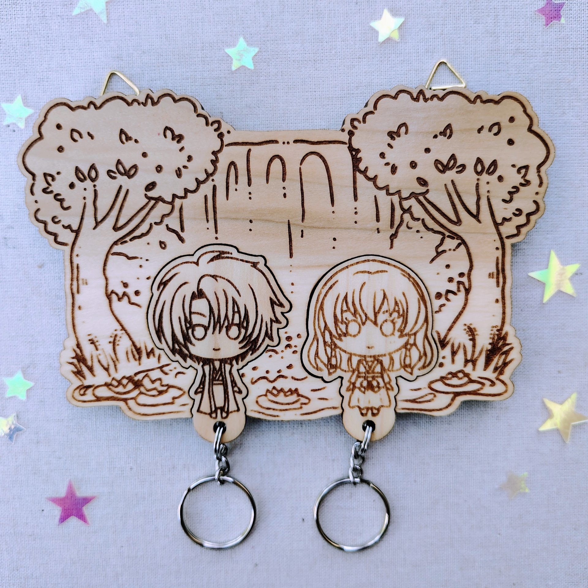 Yona Anime Couple Keyholder Set