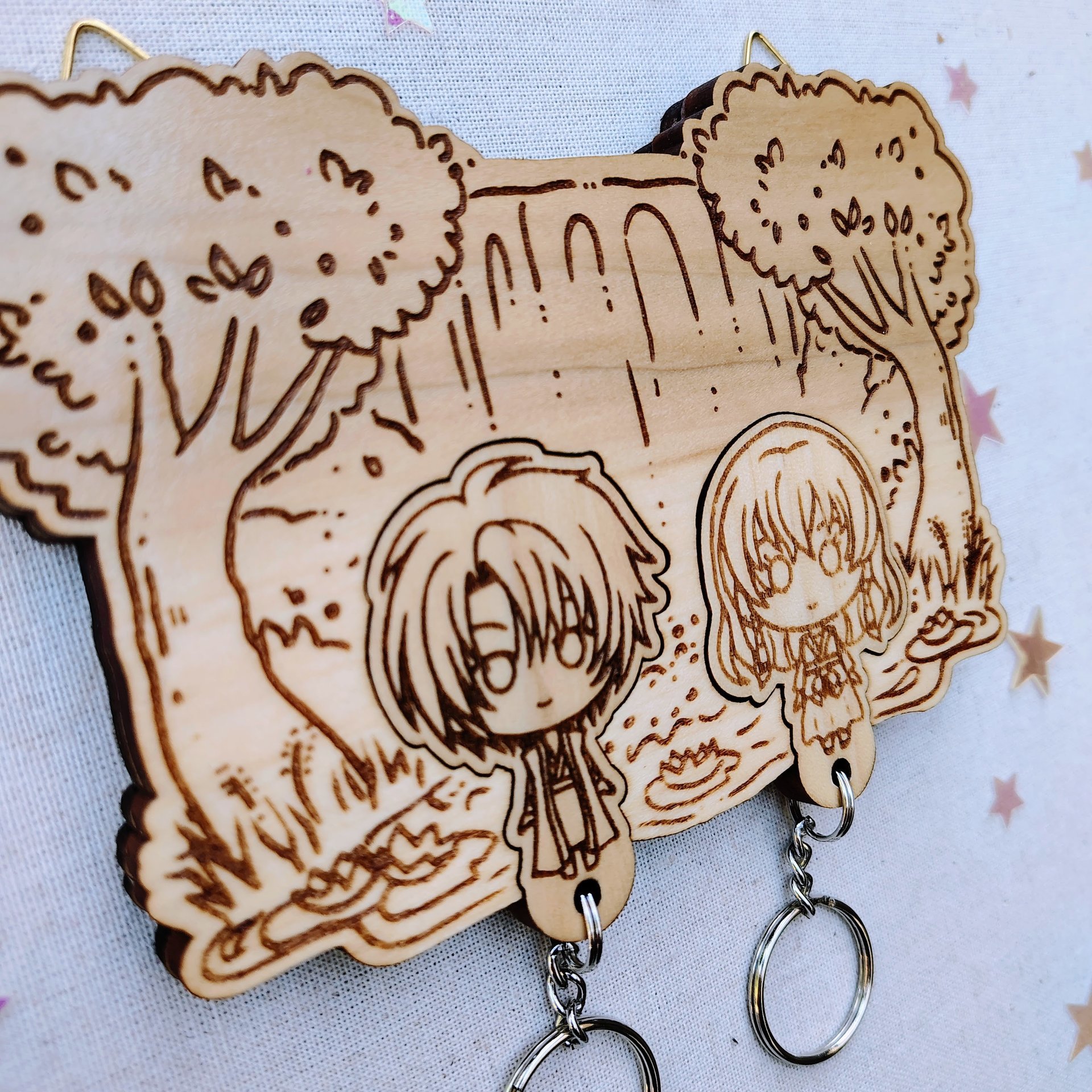 Yona Anime Couple Keyholder Set