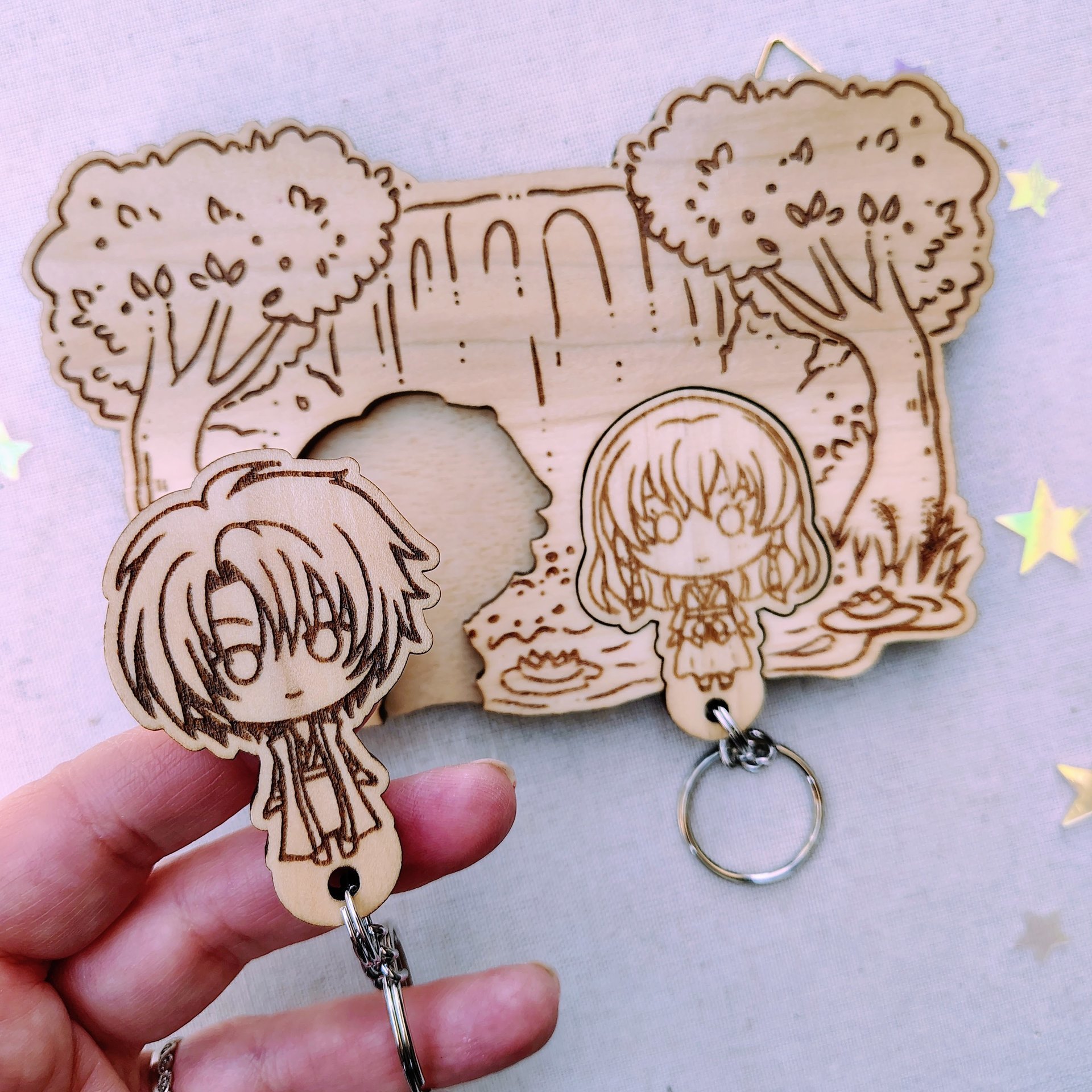 Yona Anime Couple Keyholder Set