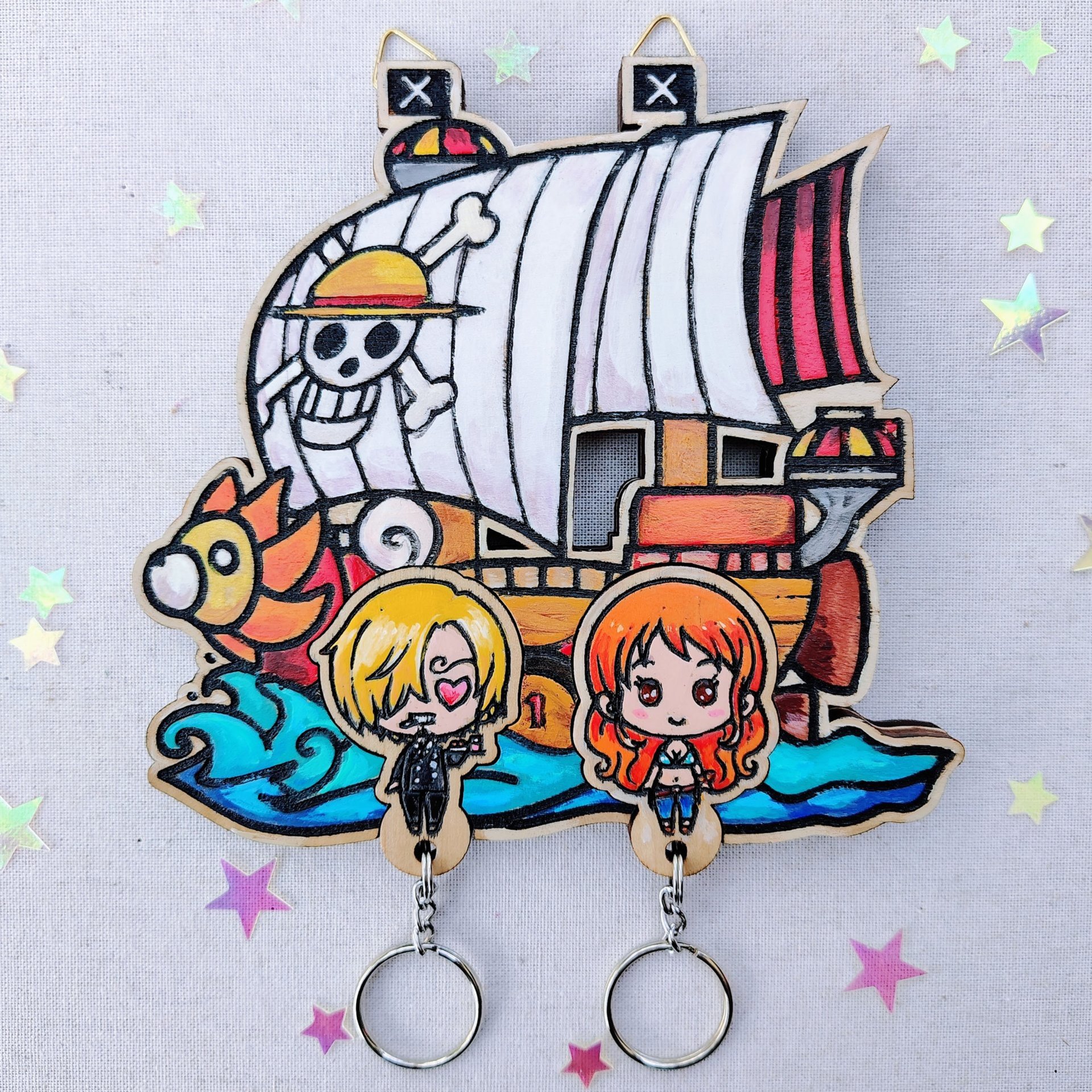 Thousand Sunny Keyholder – Hand Painted