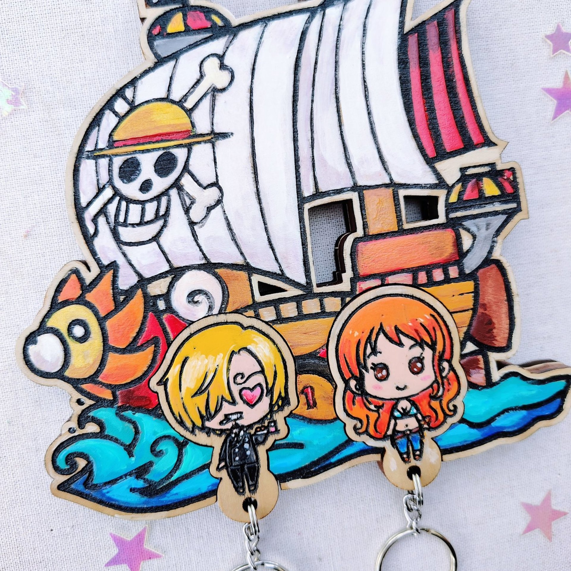 Thousand Sunny Keyholder – Hand Painted