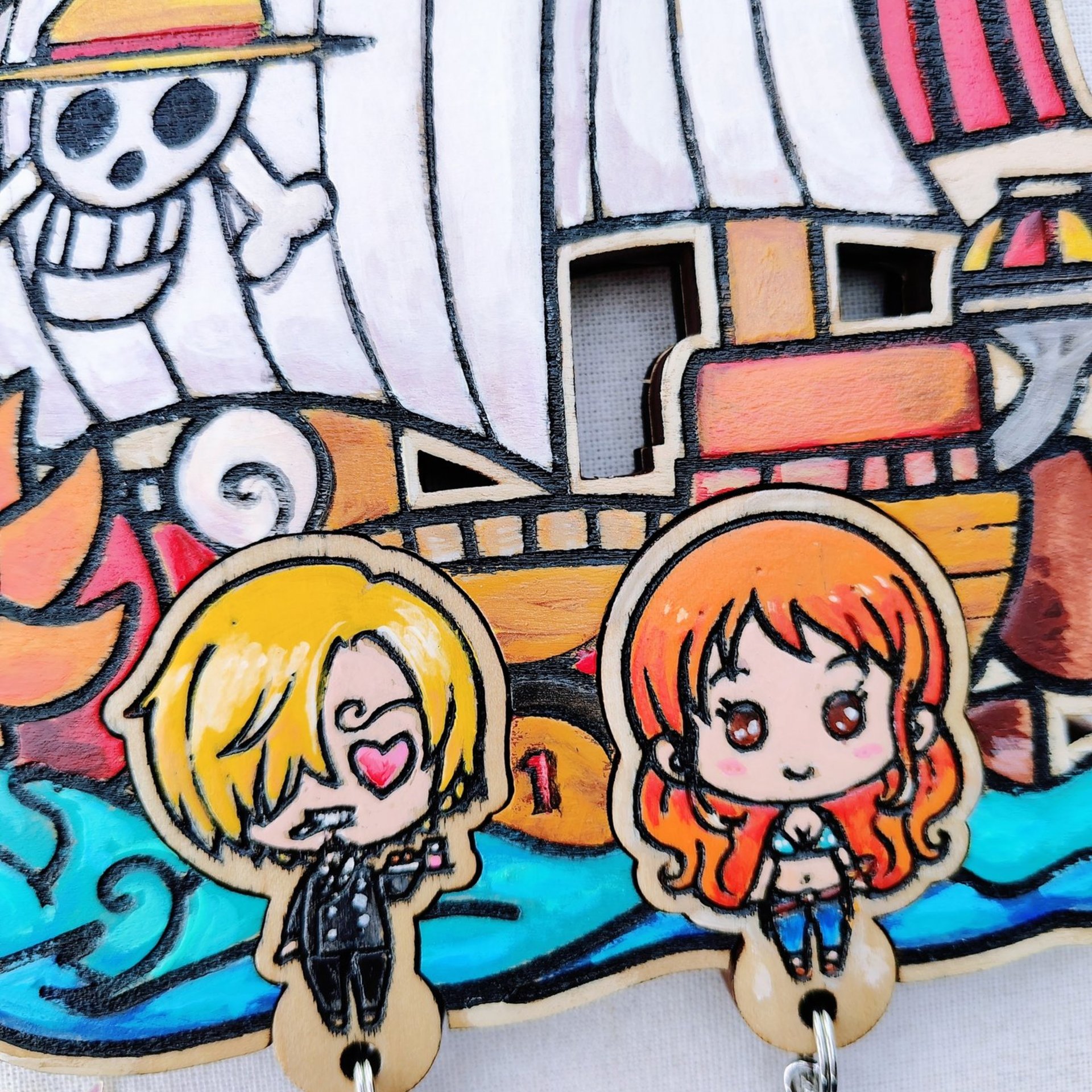 Thousand Sunny Keyholder – Hand Painted