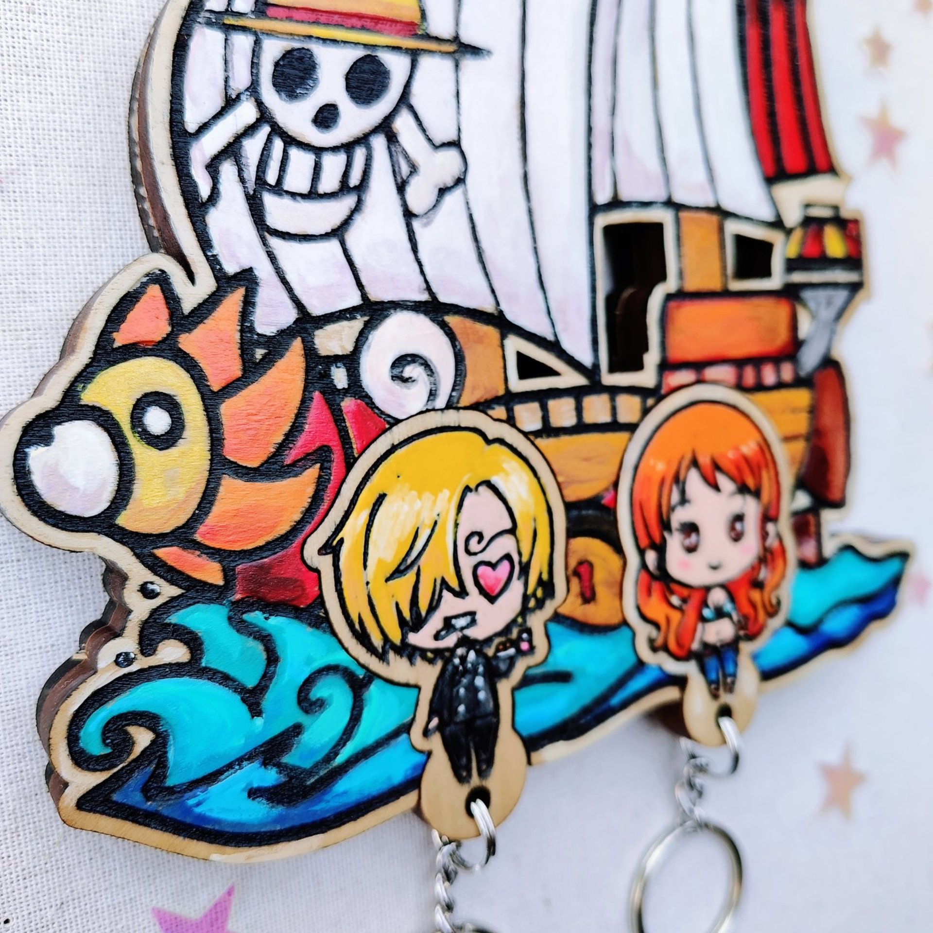 Thousand Sunny Keyholder – Hand Painted