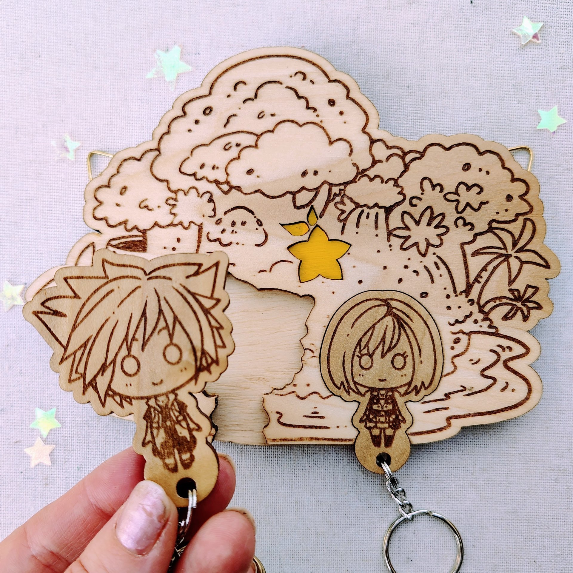 Destiny Island Keyholder Set