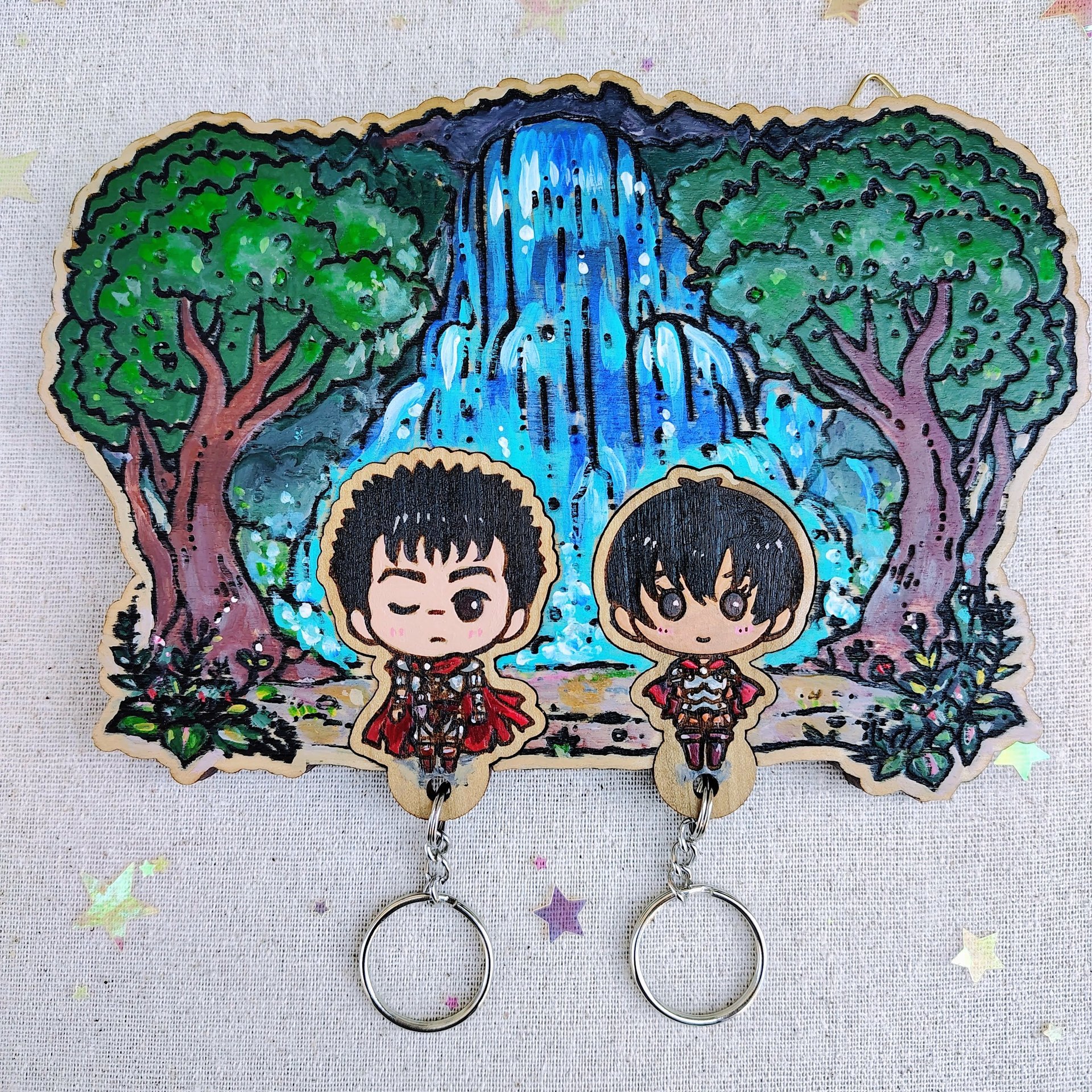Berserk Keyholder – Hand Painted