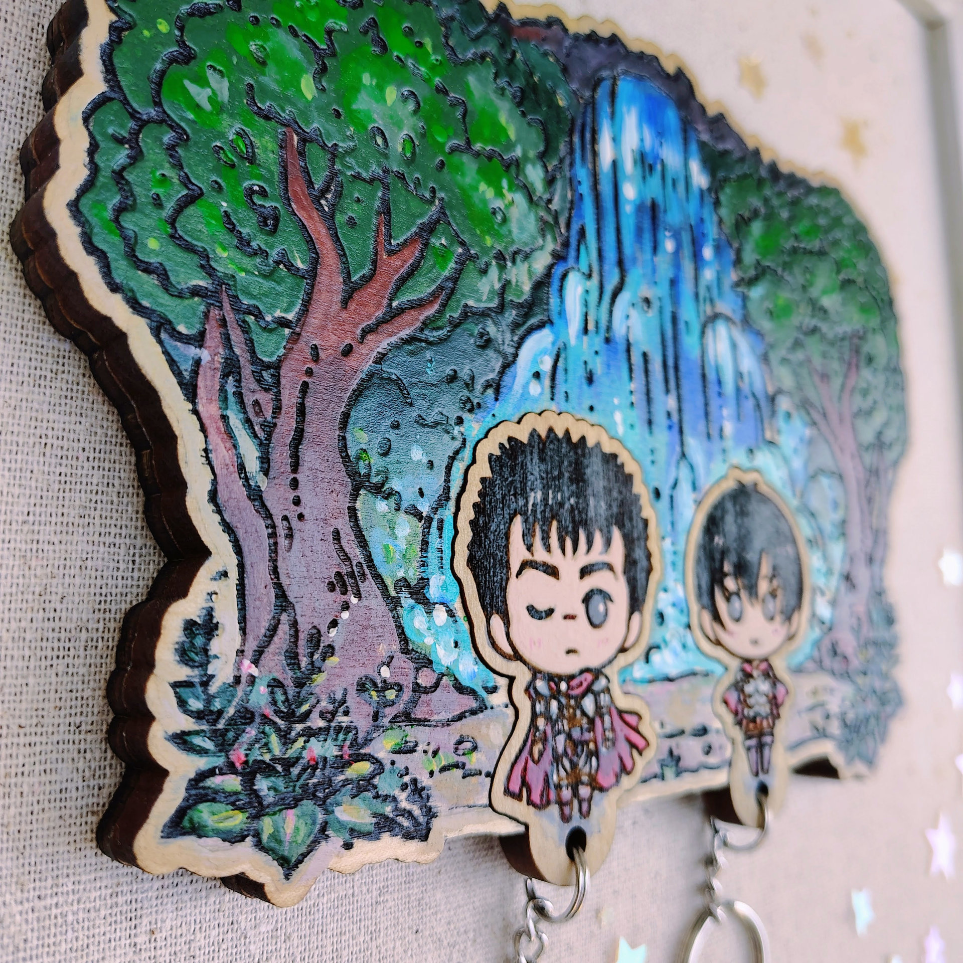 Berserk Keyholder – Hand Painted