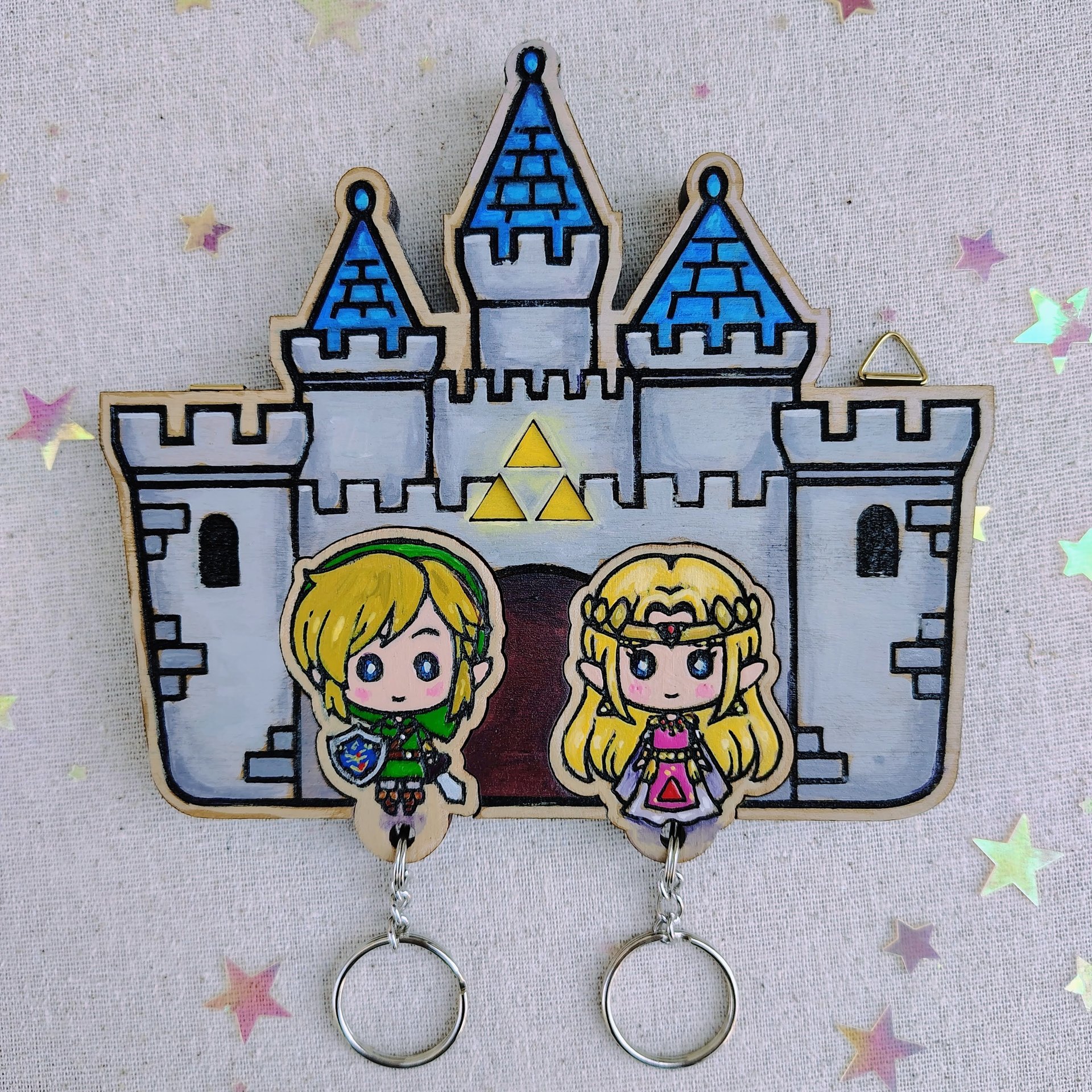 Hyrule Castle Keyholder – Hand Painted