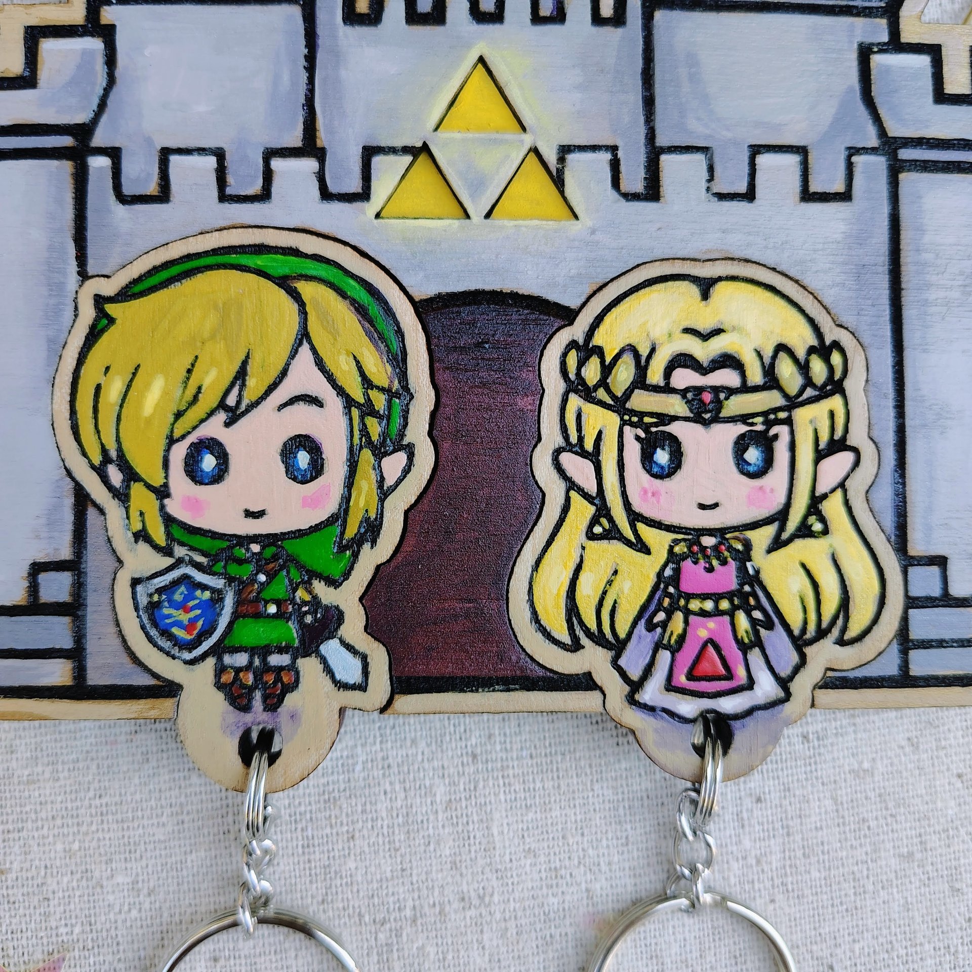 Hyrule Castle Keyholder – Hand Painted