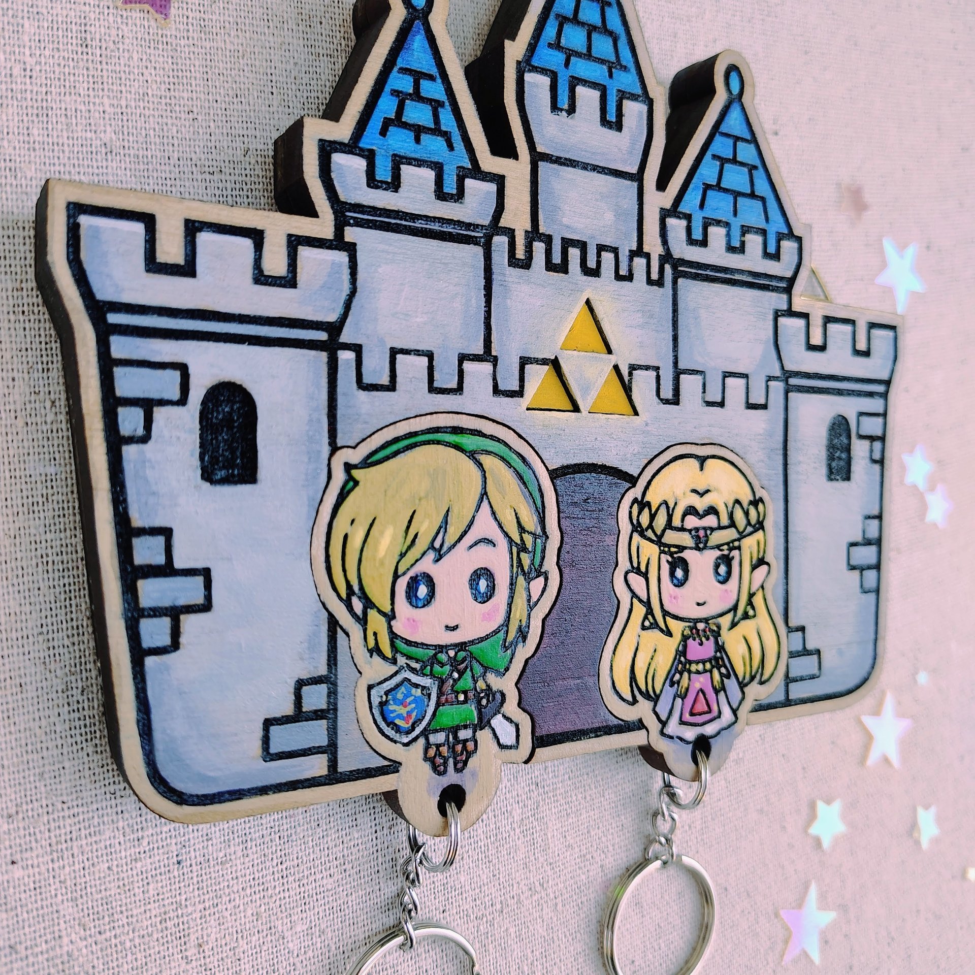 Hyrule Castle Keyholder – Hand Painted
