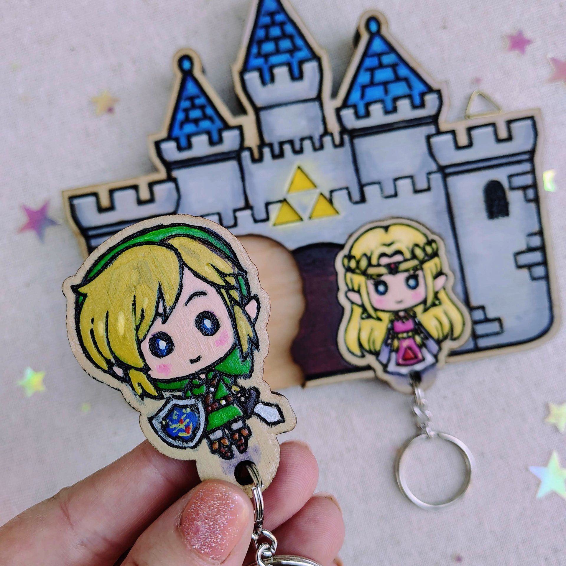 Hyrule Castle Keyholder – Hand Painted
