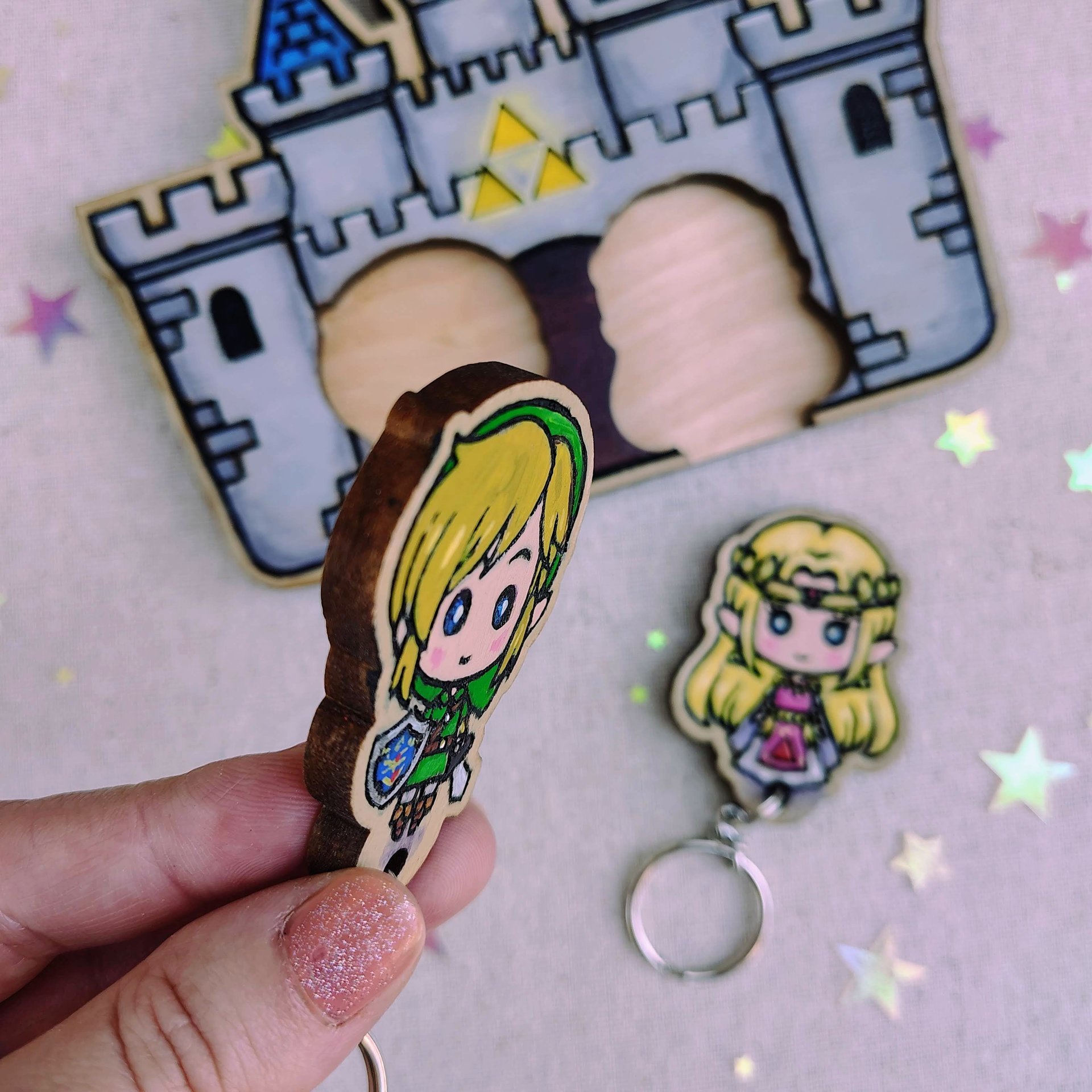 Hyrule Castle Keyholder – Hand Painted