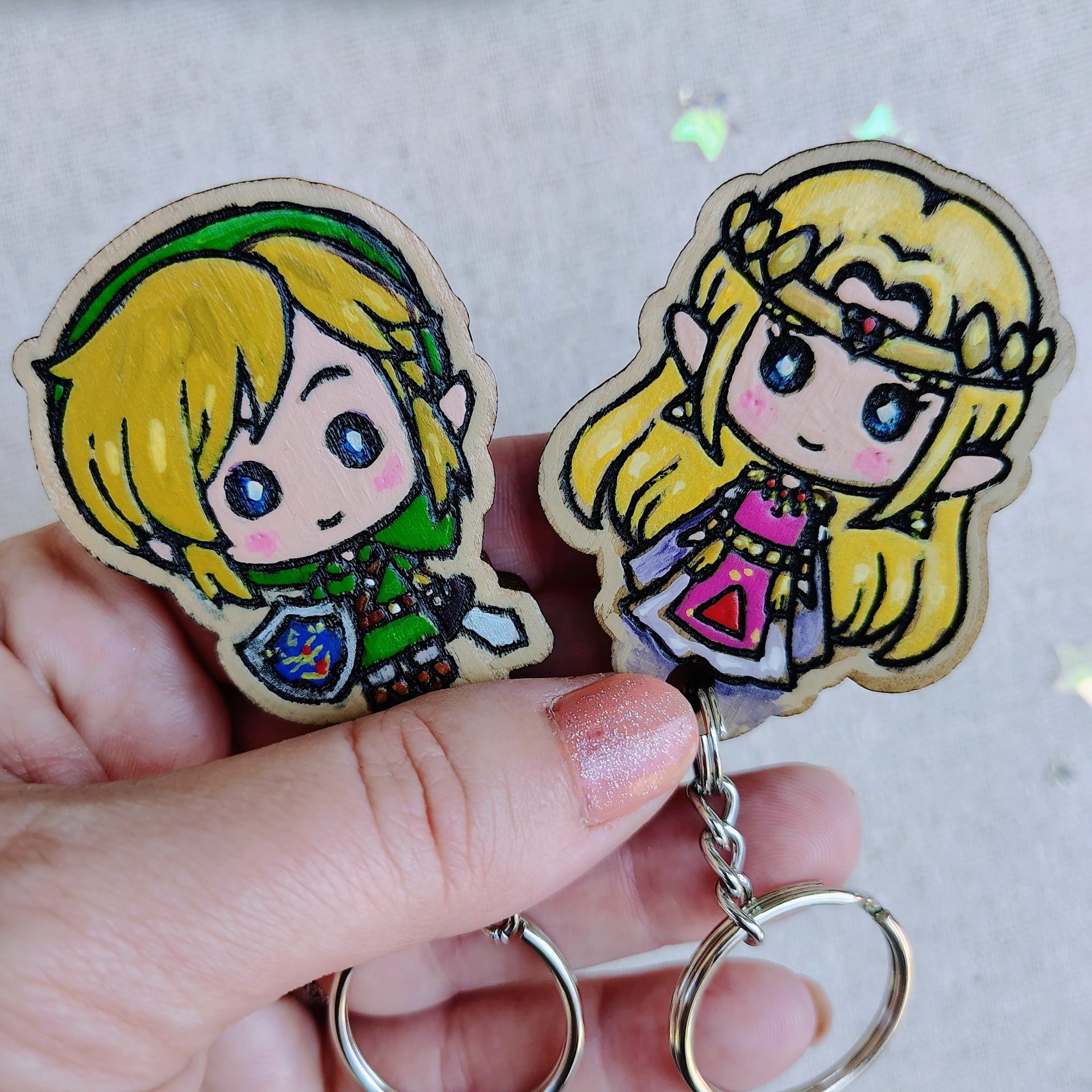 Hyrule Castle Keyholder – Hand Painted
