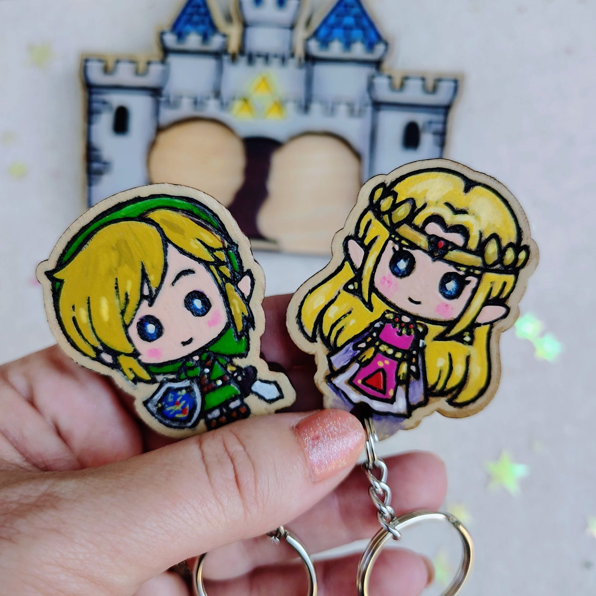 Hyrule Castle Keyholder – Hand Painted