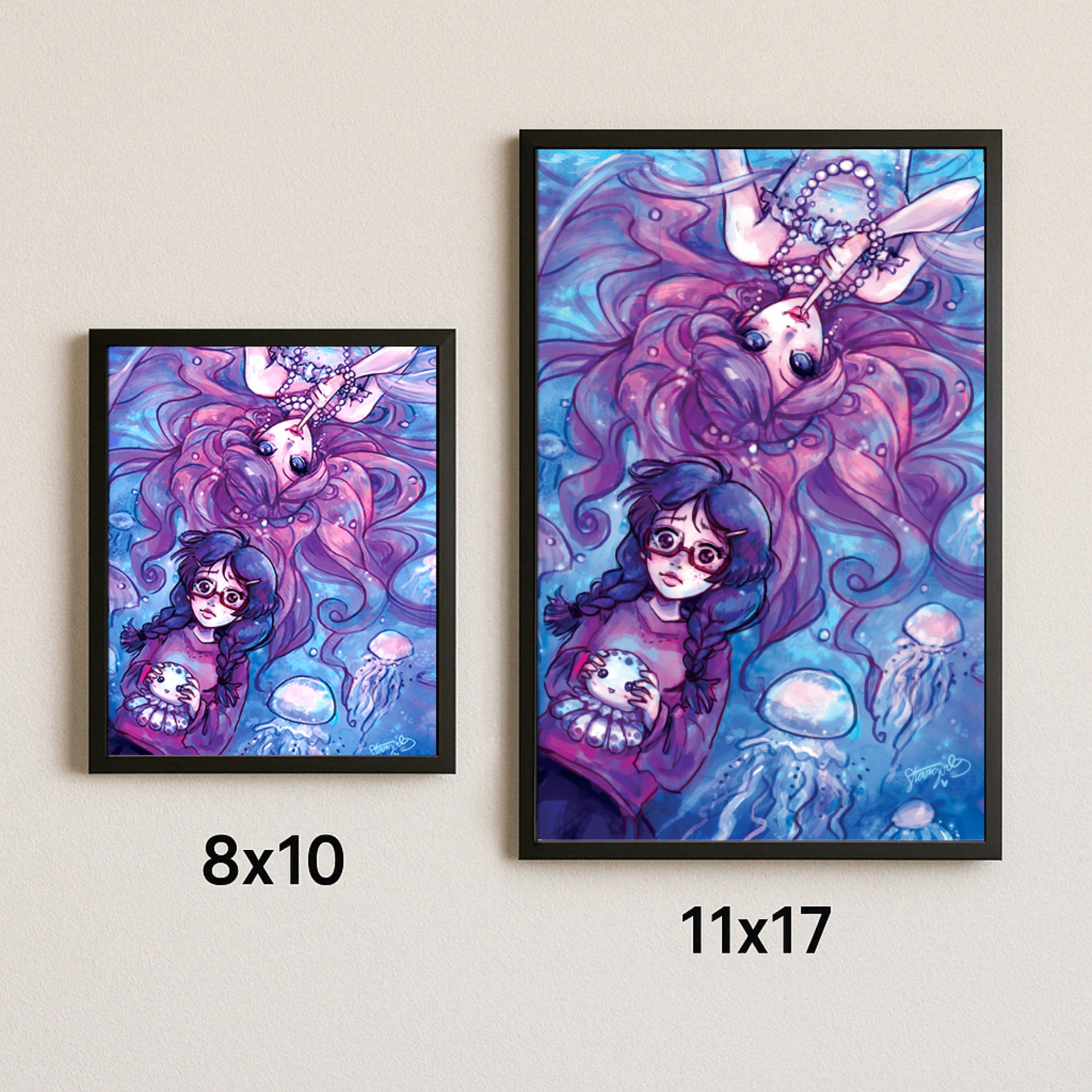 Kuragehime Art Print