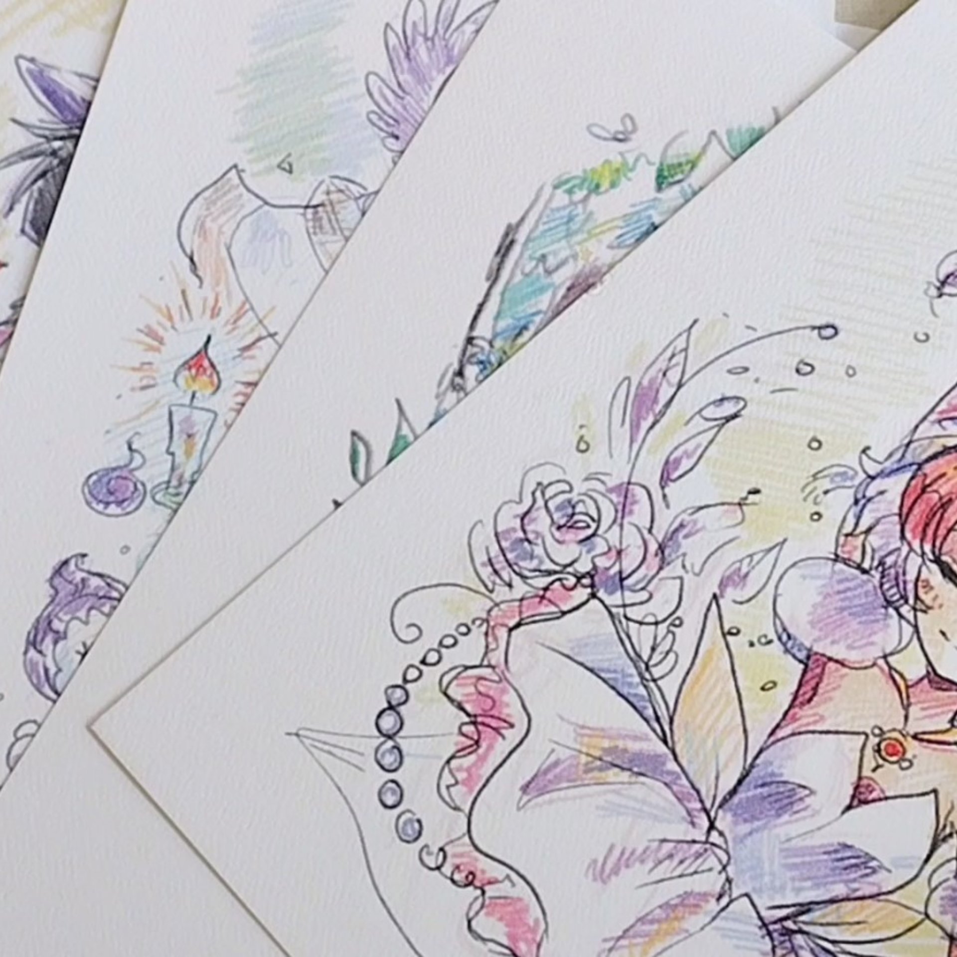 The Last Unicorn 8x10 Sketch Art Print