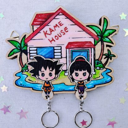 Kame House Keyholder – Hand Painted