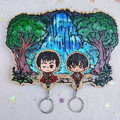 Berserk Keyholder – Hand Painted