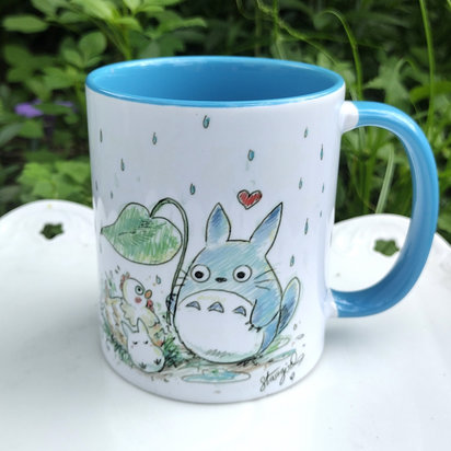 Rain Buddies Ceramic Art Mug