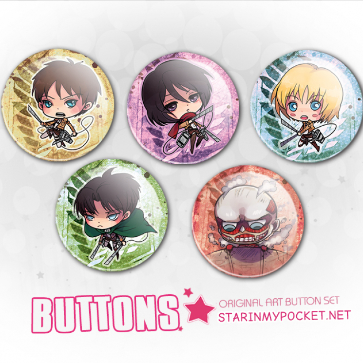 Anime Chibi Buttons