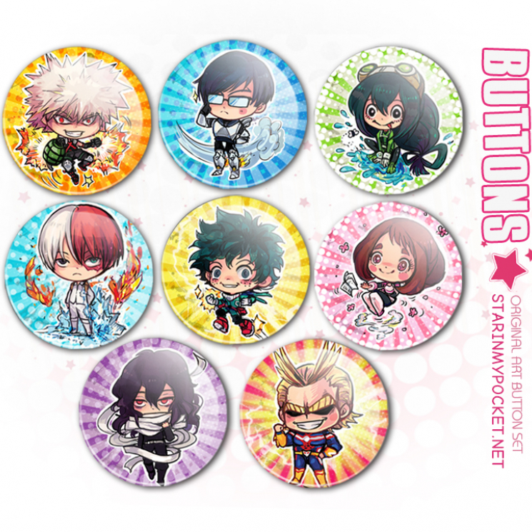 BNHA Anime Buttons