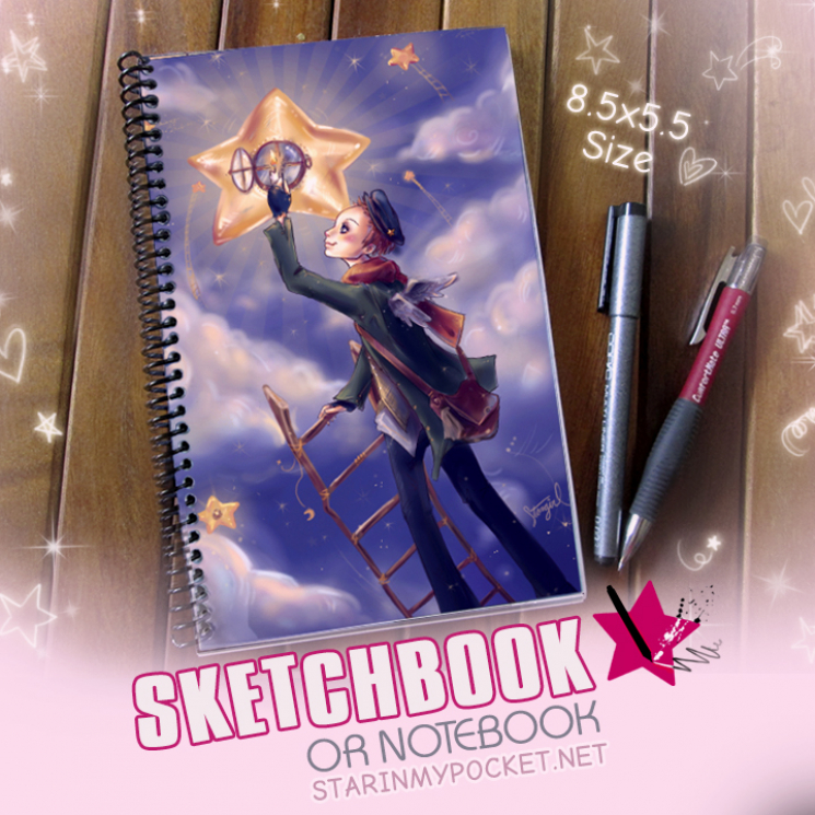 Anime Sketchbook or Notebook Journal