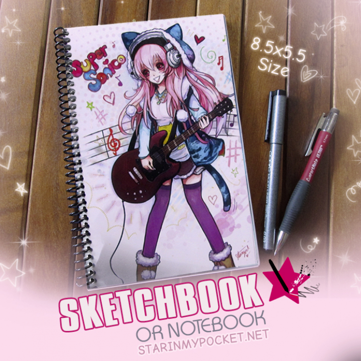Super Sonico Sketchbook