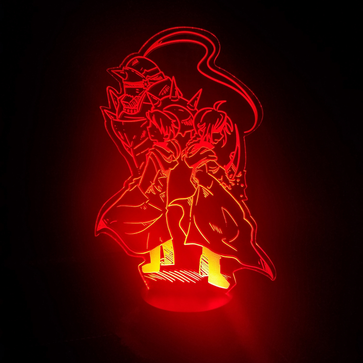 Anime Art Acrylic LED Lamp