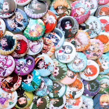 Anime Pin Buttons
