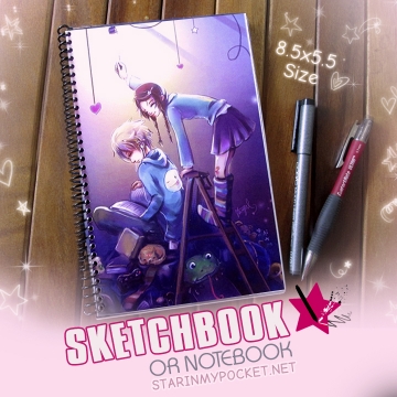 Anime Sketchbook or Notebook Journal