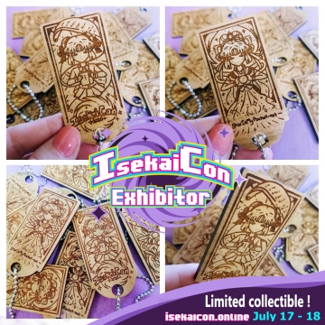 IsekaiCon LIMITED EDITION Engraved Anime Keychain