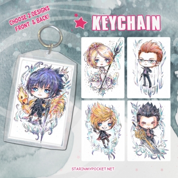 FF15 Keychain Double-Sided