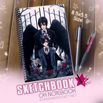 Kuroshitsuji Sketchbook or Notebook Journal