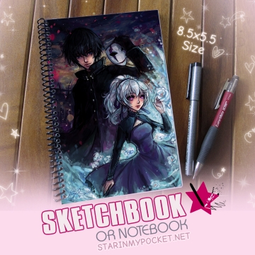 Anime Sketchbook or Notebook Journal SB-DTB