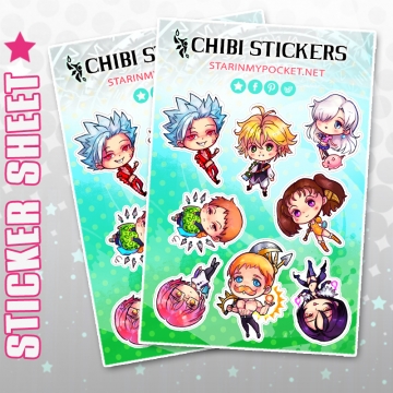 Anime Stickers S-7SINS