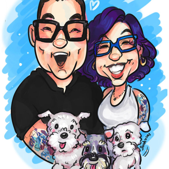 Couple Caricature