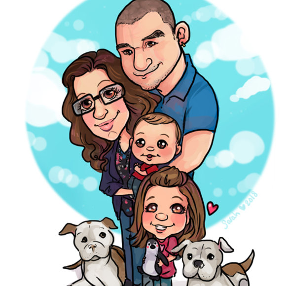 Family Caricature
