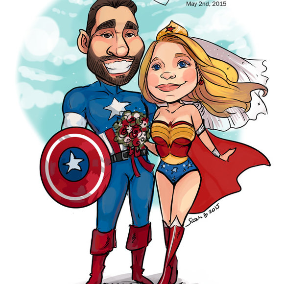 Wedding Superhero Theme