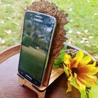 Sunflower Fairy Phone Dock Cherry