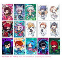 Anime Chibi Art 4x6 Prints