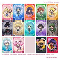 Anime Acrylic Keychain  Double Sided Chibi Art