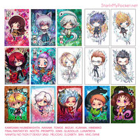 Anime Acrylic Keychain  Double Sided Chibi Art
