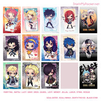 Anime Acrylic Keychain  Double Sided Chibi Art